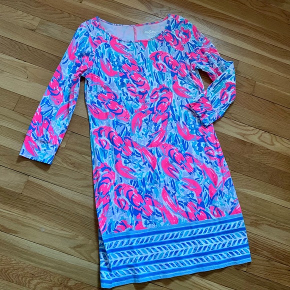 Lilly Pulitzer Marlowe Dress Cosmic Coral Size S - Picture 6 of 8